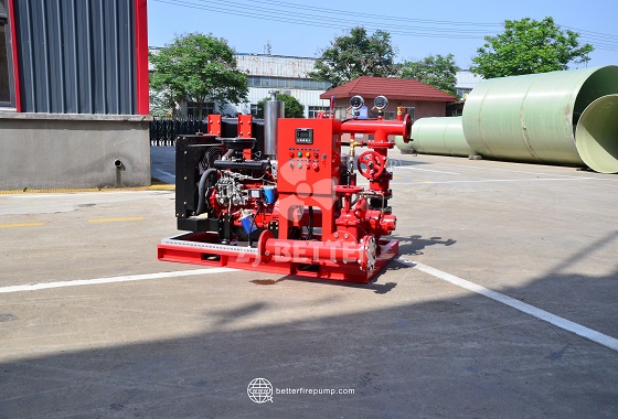 High-Efficiency Fire Pump Unit for Large Pipeline High-Pressure Water Supply Systems