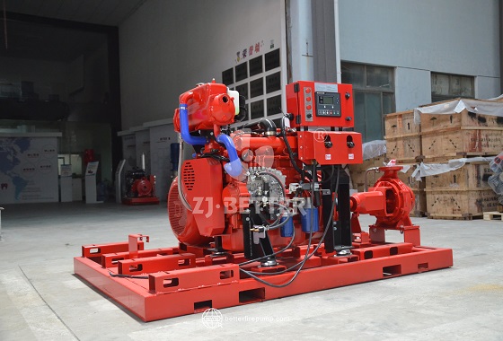 Standardized Open Skid Diesel Fire Pump Unit for Easy Installation and Maintenance