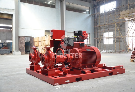 Standardized Open Skid Diesel Fire Pump Unit for Easy Installation and Maintenance