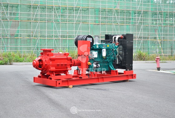 Industrial Standard Split-Case Diesel Fire Pump for Large Warehouse and Factory Projects