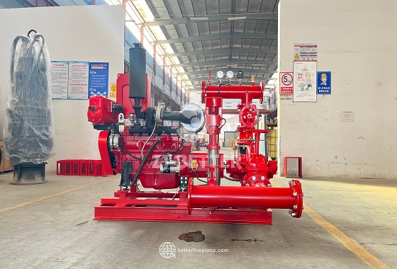 Heavy Duty Diesel Engine Fire Pump Units for Large Fire Pump Room Projects