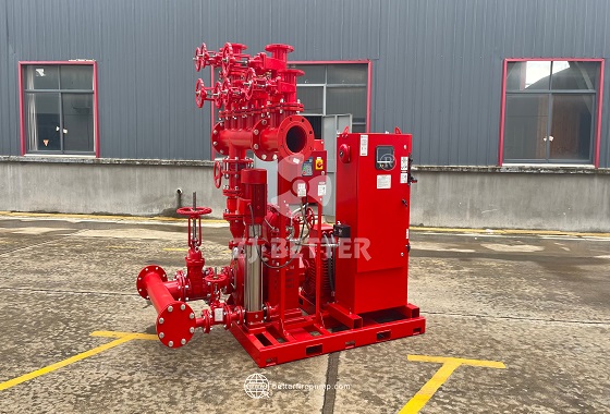 High Pressure Fire Water Supply Solutions with Vertical Multistage Fire Pump Systems