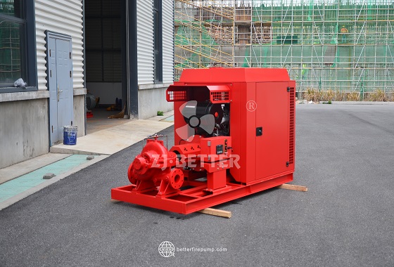 Protected Canopy Diesel Fire Pump for Harsh Environment Applications