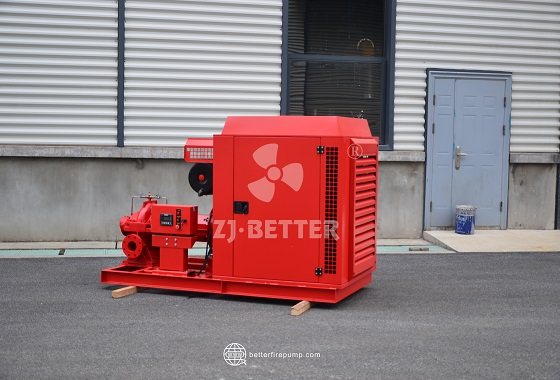 Protected Canopy Diesel Fire Pump for Harsh Environment Applications