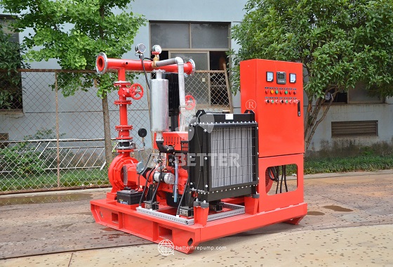 High Performance Diesel Fire Pump System for Industrial and Commercial Fire Protection