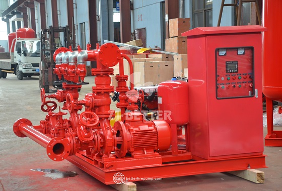 Complete Electric Fire Pump System for Sprinkler and Hydrant Applications