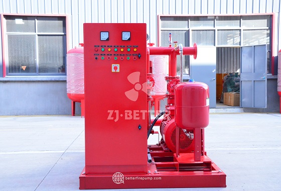 Automatic Fire Pressure Booster Pump System with Pressure Vessel