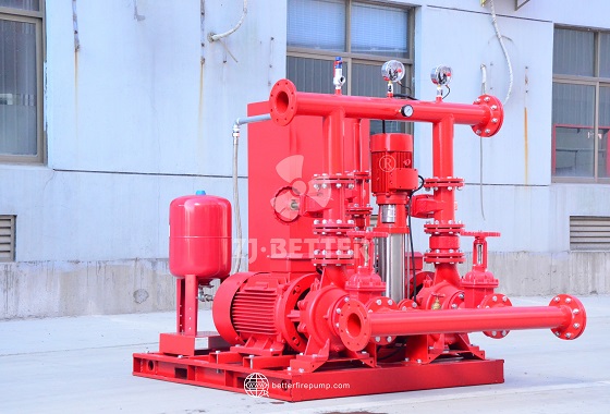 Automatic Fire Pressure Booster Pump System with Pressure Vessel