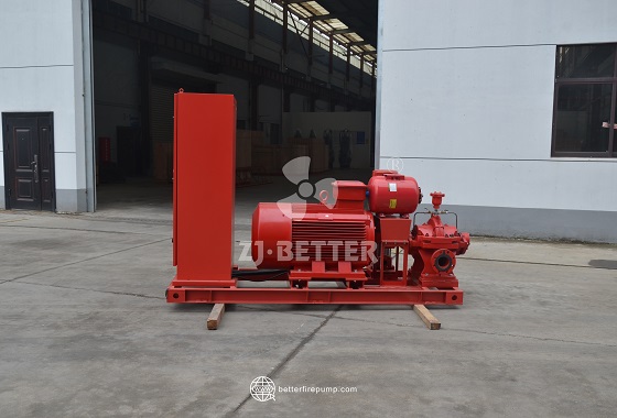 Electric Motor Driven Horizontal Fire Pump Unit for Efficient and Stable Fire Water Supply