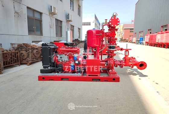 Outdoor Diesel Fire Pump Unit for All Weather Operation