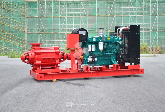 Multistage Centrifugal Diesel Fire Pump Unit for Stable High-Pressure Output
