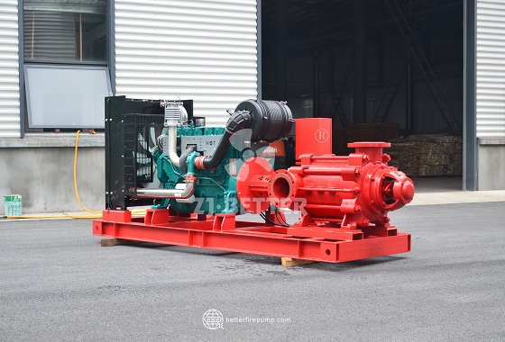 Multistage Centrifugal Diesel Fire Pump Unit for Stable High-Pressure Output