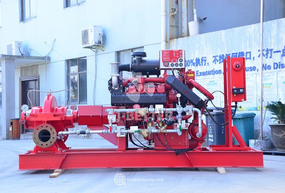 Long Shaft Coupled Diesel Fire Pump for Efficient Power Transmission