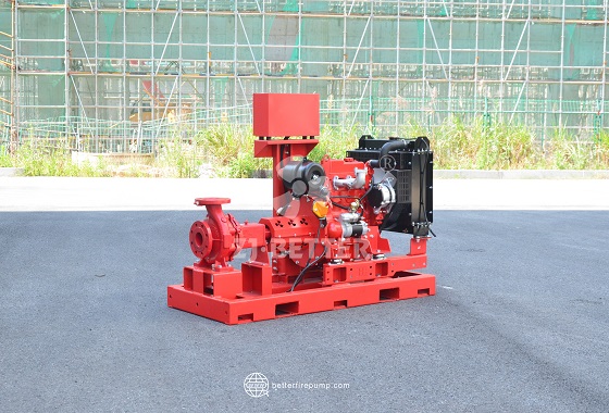 Auto-Control Fire Pump Unit with Independent Power for Off-Grid Applications
