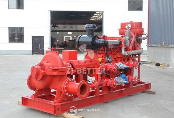 Energy-Efficient Double Suction Diesel Fire Pump for Cost Reduction