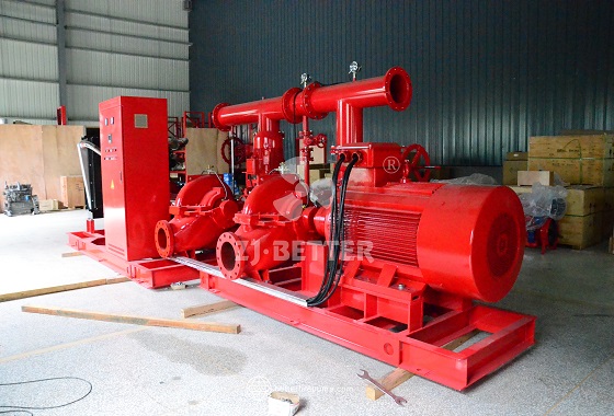 High-Capacity Dual Power Fire Pump System for Industrial Applications