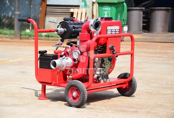 Gasoline Powered Fire Pump for Independent Operation Without Electricity