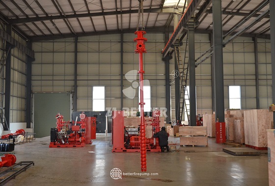 High Head Deep Well Fire Pump Unit for Large-Scale Fire Protection Projects