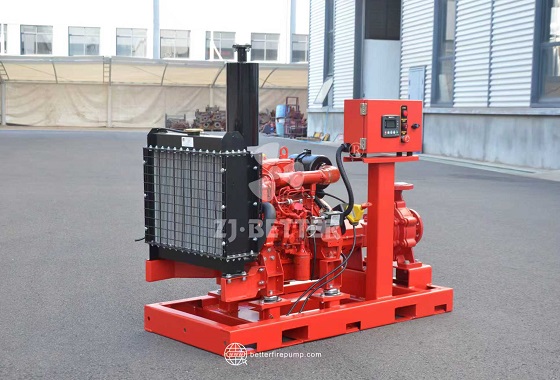Diesel Fire Pump Unit with Independent Control Panel for Automated Emergency Water Supply