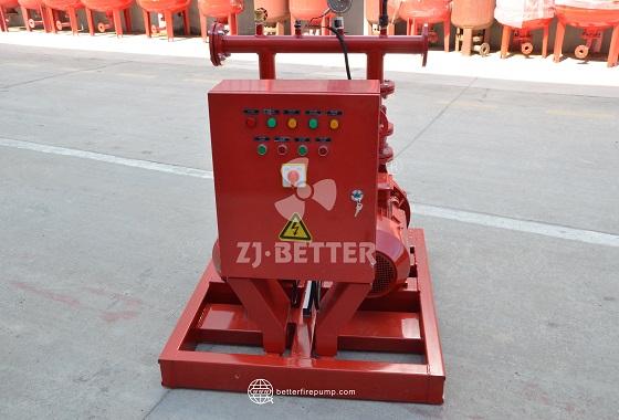 Electric Fire Pump Integrated System Combining Control and Water Supply