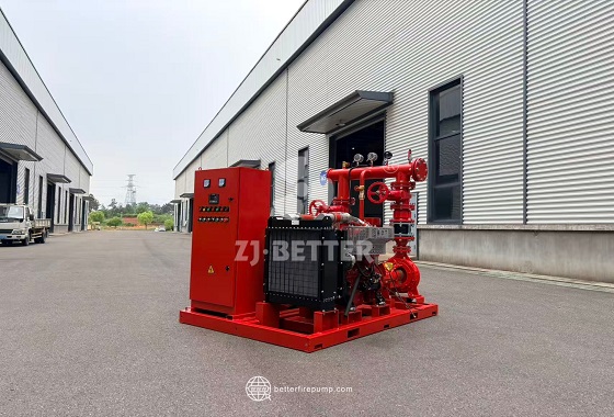 Durable Diesel Fire Pump System for Continuous Firefighting Use