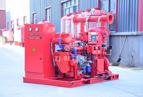 Industrial Fire Pump Unit for Long Distance High Head Water Delivery