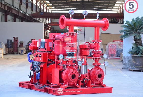 Industrial Fire Pump Unit for Long Distance High Head Water Delivery
