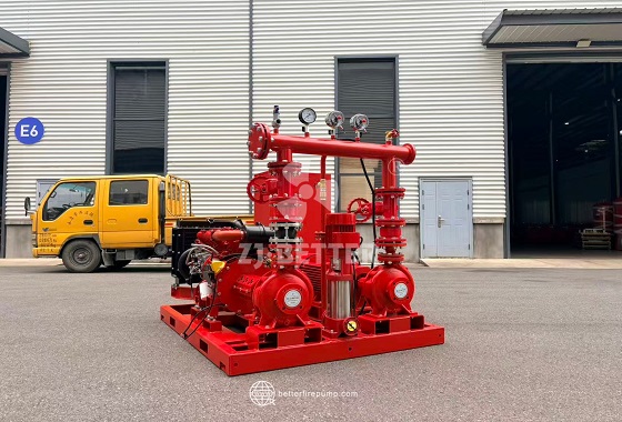 Durable Diesel Fire Pump System for Continuous Firefighting Use