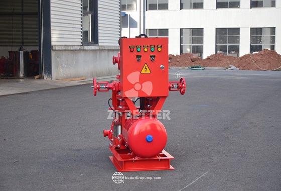 Compact Integrated Fire Pump Unit for Space Saving Installations