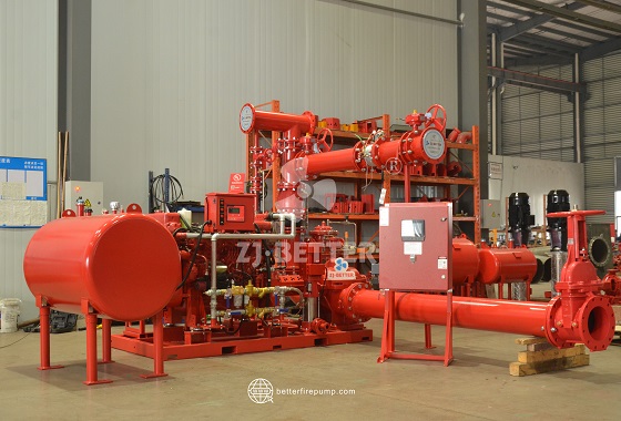 Heavy Duty Fire Pump Unit for Long Term Continuous Operation
