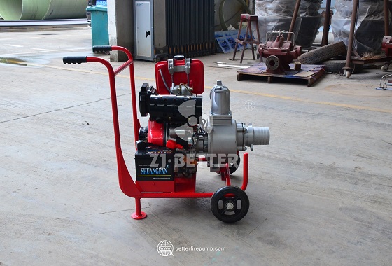 Compact Mobile Fire Pump for Construction Site Fire Safety