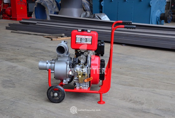 Compact Mobile Fire Pump for Construction Site Fire Safety