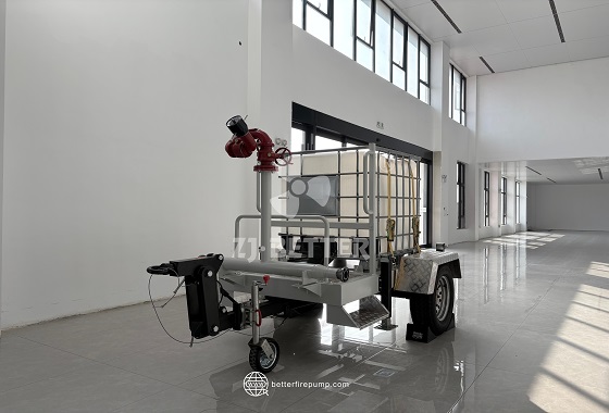 Towable Firefighting Unit for Complex Emergency Fire Operations