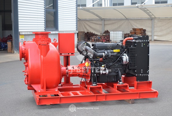 High Flow Diesel Fire Pump System for Mining and Industrial Emergency Drainage