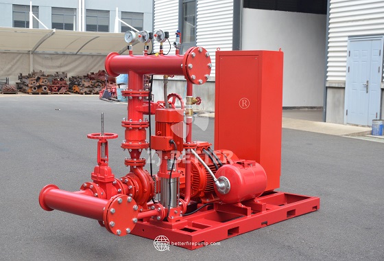 Compact Fire Pump System for Space Saving Pump Room Installation