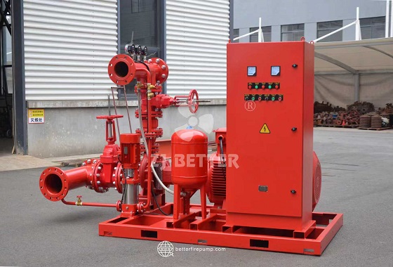 Efficient Electric Fire Pump System with Precise Pressure Control