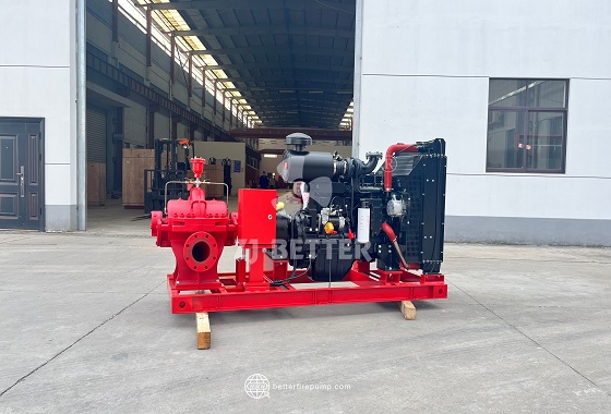 Diesel Powered Fire Pump for Independent Water Supply During Outages