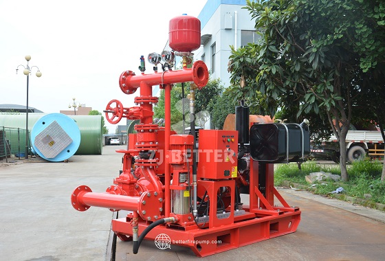 Diesel Engine Fire Pump Unit for Critical Facility Emergency Water Supply Protection