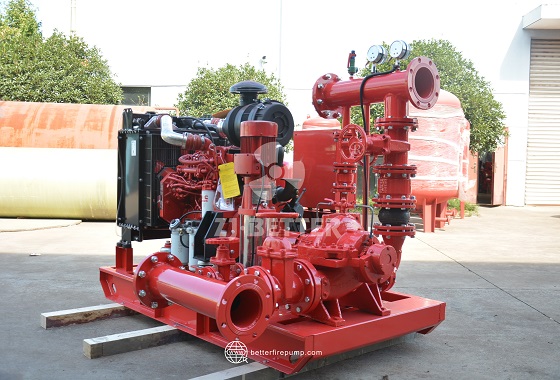 High-Capacity Diesel Fire Pump Systems Support Fire Protection in Large Warehouse Projects