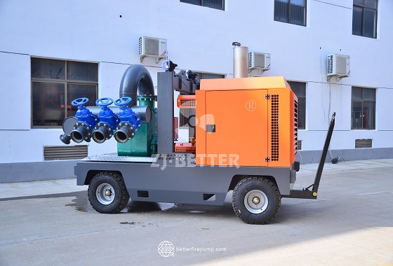Diesel Powered Mobile Fire Pump Equipment for Fire Protection and Flood Control