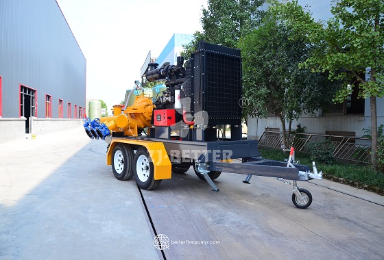 Ultra High-Flow Trailer Mounted Pumps for Large-Scale Flood Drainage Operations