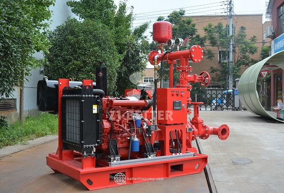 Diesel Engine Fire Pump Unit for Critical Facility Emergency Water Supply Protection