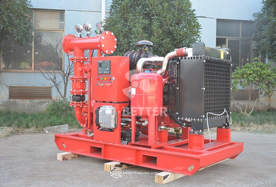 High-Capacity Diesel Fire Pump Systems Support Fire Protection in Large Warehouse Projects