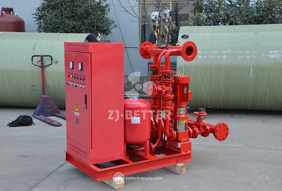 Vertical Multistage Jockey Pump Units for Continuous Fire System Pressure Stability
