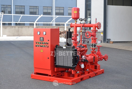 Heavy-Duty Fire Suppression Pump Package with Independent Diesel Power