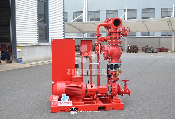 Electric Fire Pump Unit for Warehouse and Logistics Fire Safety