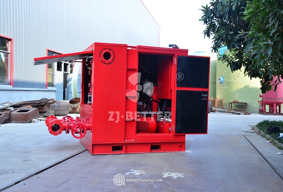 Container-Type Fire Pump Equipment Enhances Fire Water Supply Reliability for Industrial Facilities