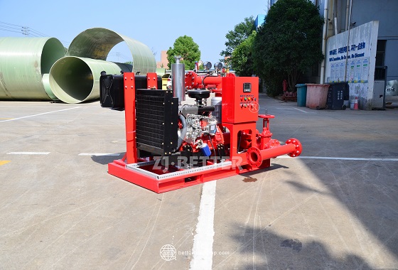 Engine Driven End Suction Fire Pump for Critical Fire Protection Systems