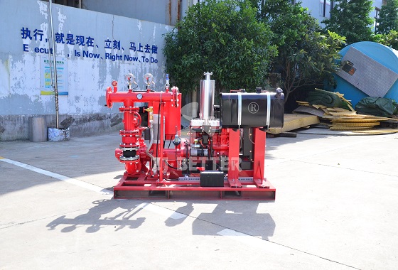 Engine Driven End Suction Fire Pump for Critical Fire Protection Systems