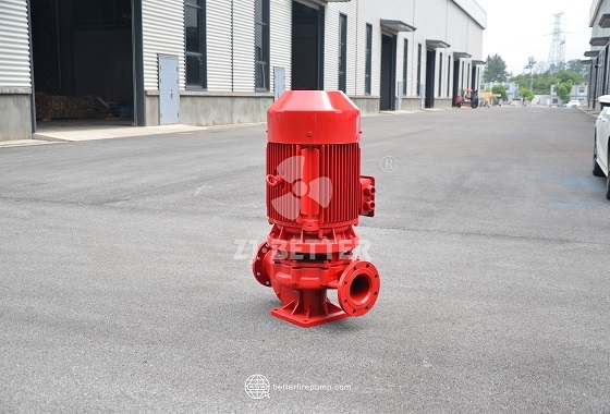 Vertical Electric Fire Pump with High-Efficiency Impeller for Improved Hydraulic Performance